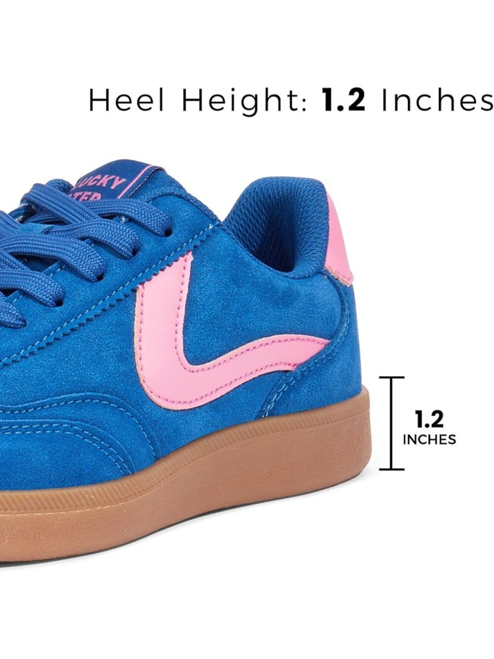 Women's Royal Classic Fashion Casual Skate No Slip Lace Up Walking Sneaker Shoes - Picture 4 of 7